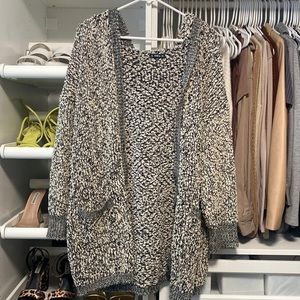 Shein hooded knit cardigan
